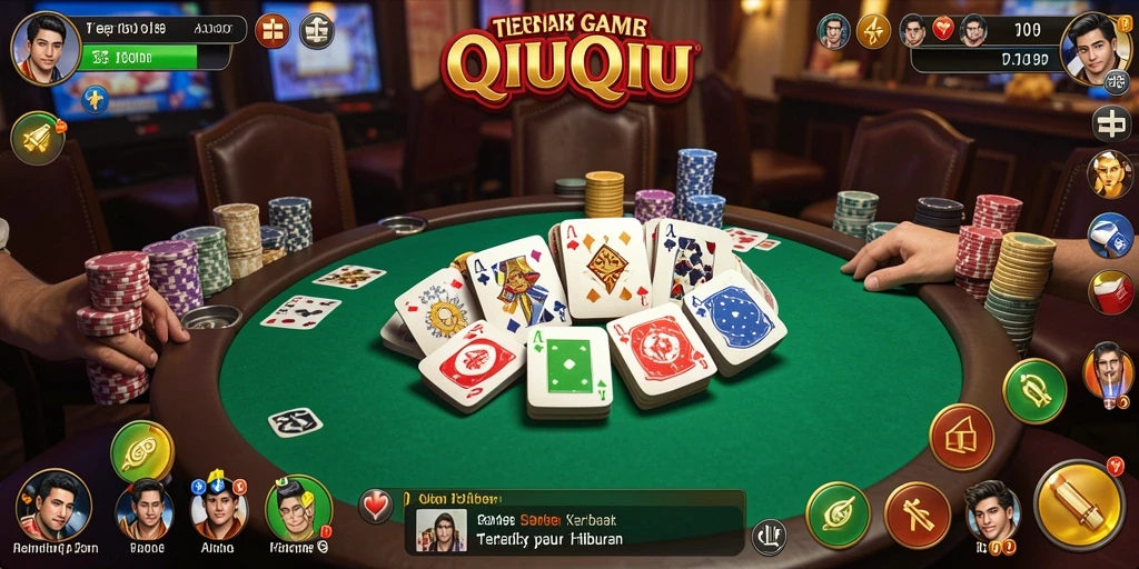 Tampilan gameplay seru QiuQiu di ADI99.