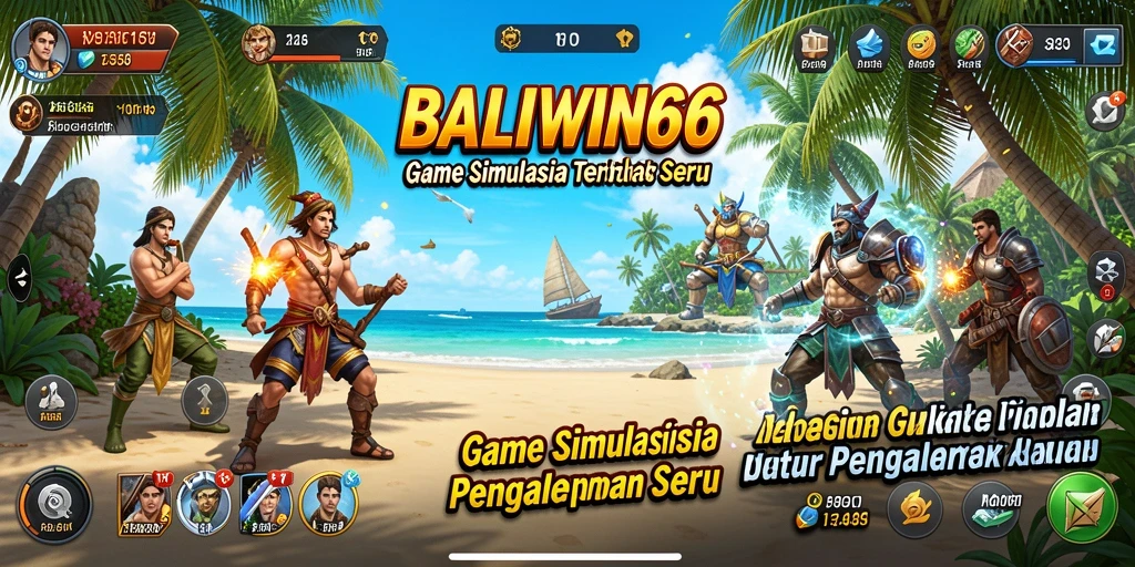 Screenshot BALIWIN66 menunjukkan keseruan gameplay Simulation yang interaktif.