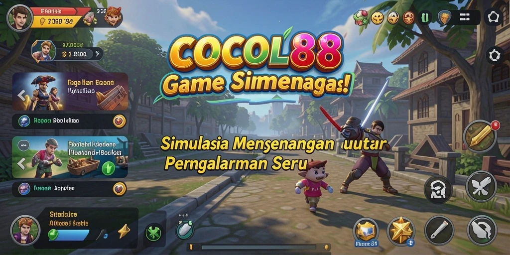 Tangkapan layar COCOL88 menunjukkan gameplay yang menarik dan penuh warna.