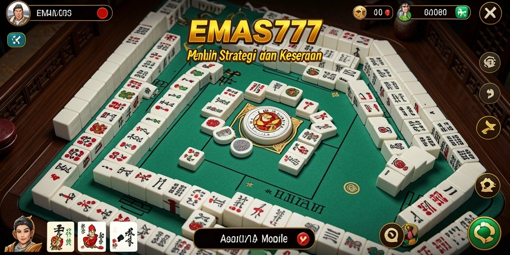 Tampilan gameplay Mahjong yang menarik dan penuh tantangan.