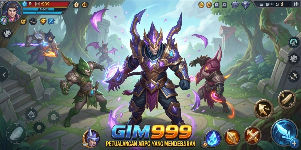 Tampilan menarik dari gameplay GIM999 dengan aksi seru.